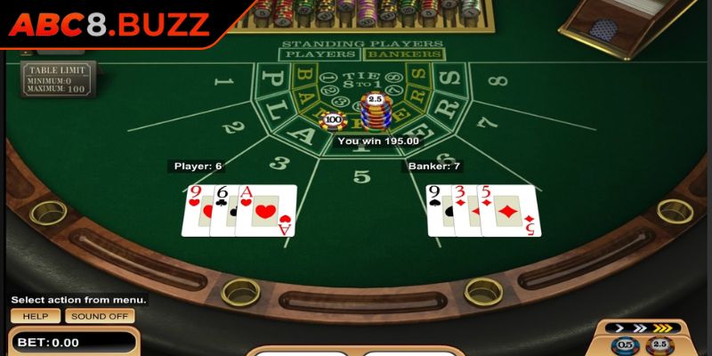 Baccarat ABC8 – Thách Thức Bản Lĩnh Từng Lá Bài Thắng Lớn 3 Cụ thể cách tính điểm