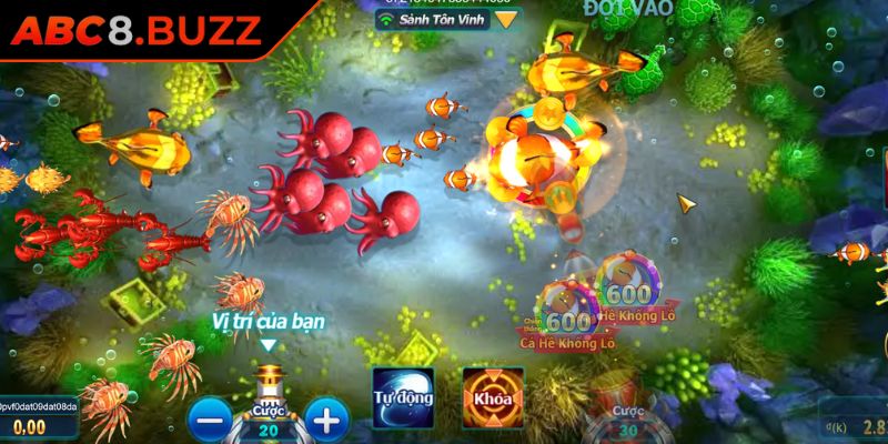 Bắn Cá Dễ Dàng ABC8 – Nhắm Chuẩn Trúng Đích Thu Vàng Về Ví 2 Mục tiêu săn thưởng trong game