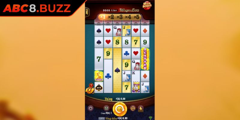 Vương Bài Vô Hạn ABC8 – Cuộc Chơi Cho Tay Bài Siêu Đẳng 2 Giành chiến thắng game nhờ biểu tượng Scatter